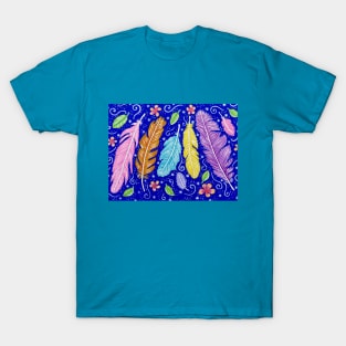 Feathers and Frangipanis T-Shirt